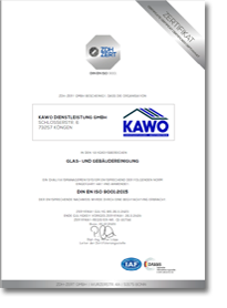 Zertifikat DIN EN ISO 9001:2015